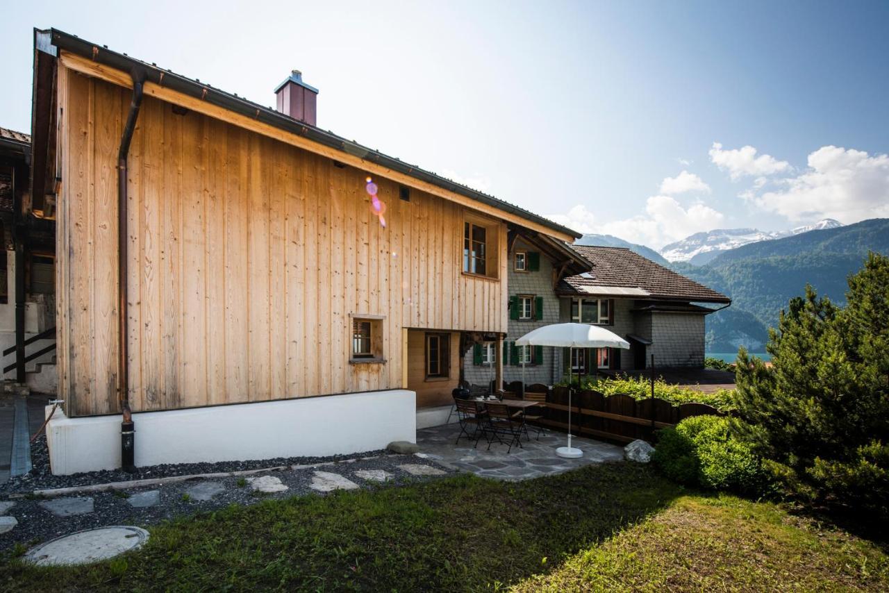 Вилла Ferienhaus Chalet Steckli Бриенц Экстерьер фото