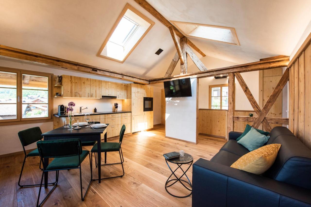 Вилла Ferienhaus Chalet Steckli Бриенц Экстерьер фото