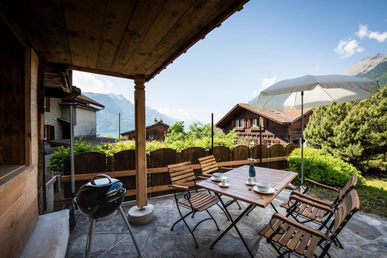 Вилла Ferienhaus Chalet Steckli Бриенц Экстерьер фото